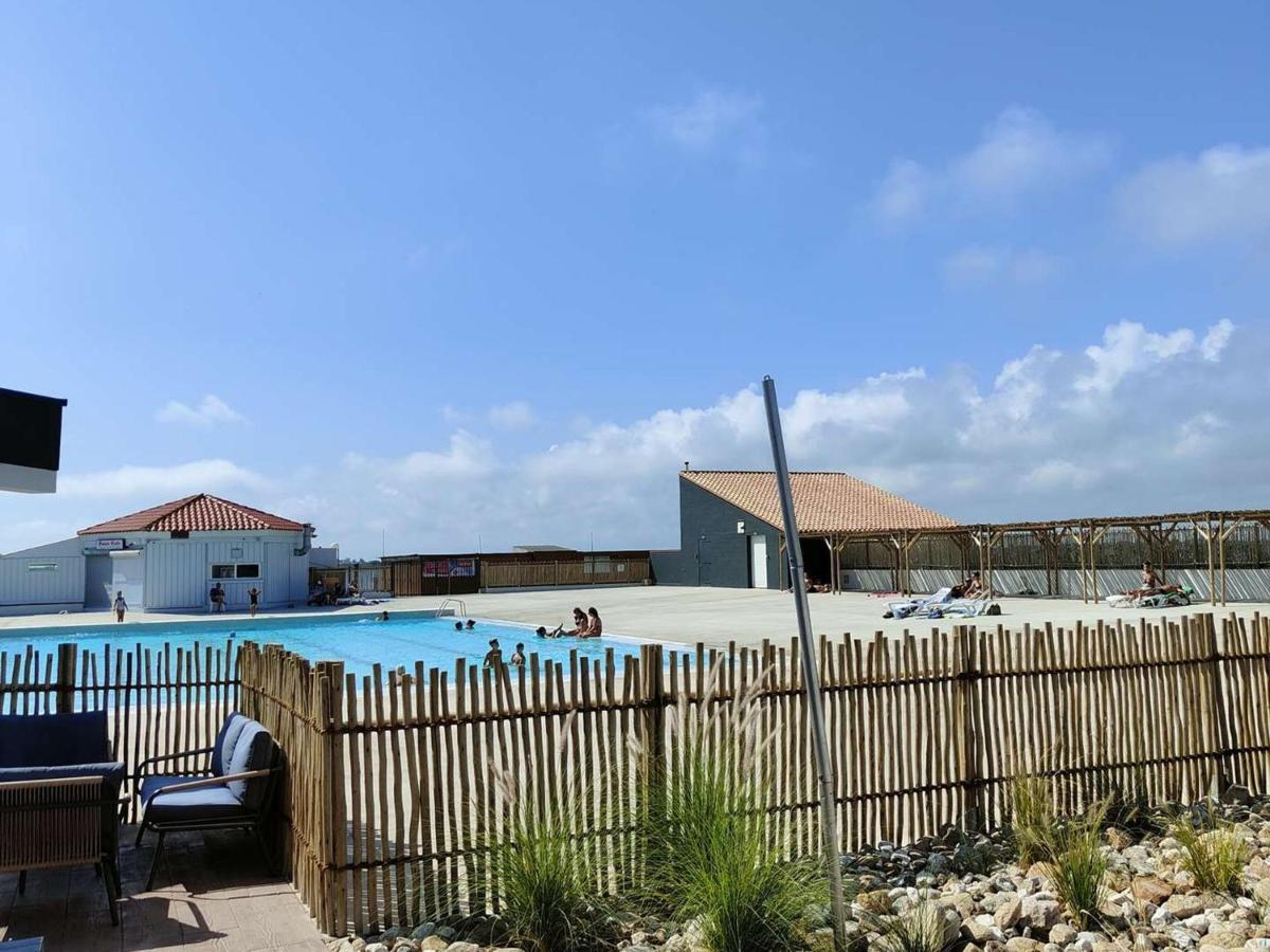 T2 4 Pers Le Barcares Rdc Piscine Parking Animaux - Fr-1-195-68 Le Barcarès Exterior foto